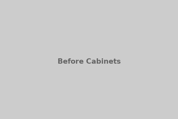 Cabinets Before